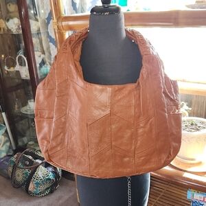 Leather Patchwork Large Bah